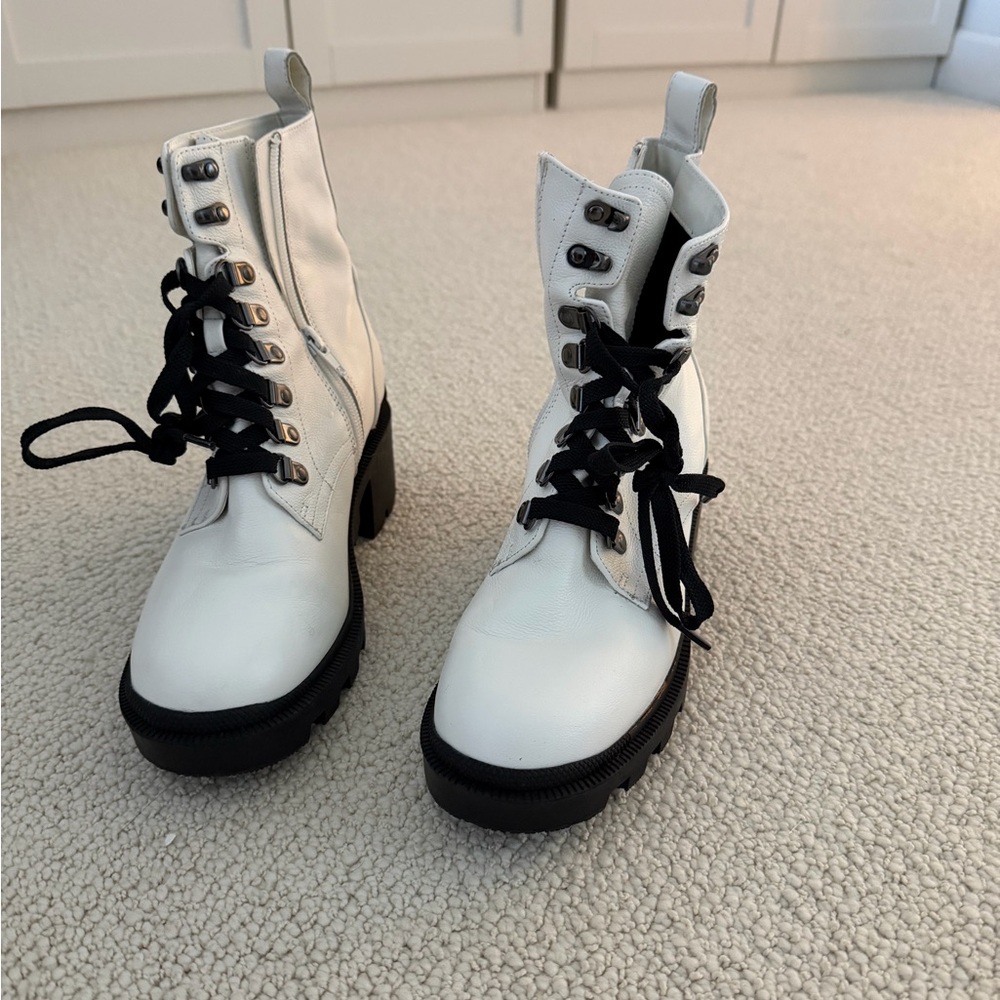 BP. Taylor Block Heel Combat Boots